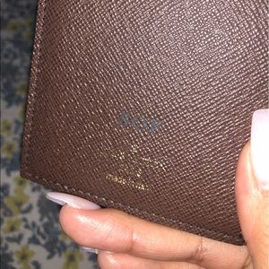 NORMANDY COMPACT WALLET INITIALS HOT STAMPED